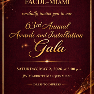 63rd Annual Awards and Installation Gala - May 2, 2026